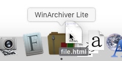 MacOS › Dock › WinArchiver Lite